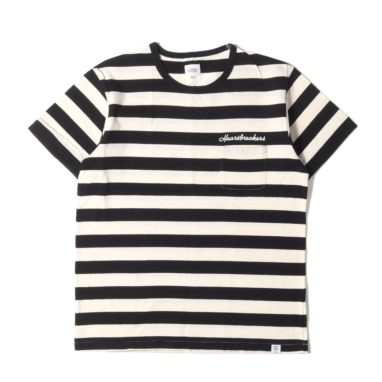 ロゴプリント ボーダー ポケット Tシャツ(S/S BORDER T EARNIE)