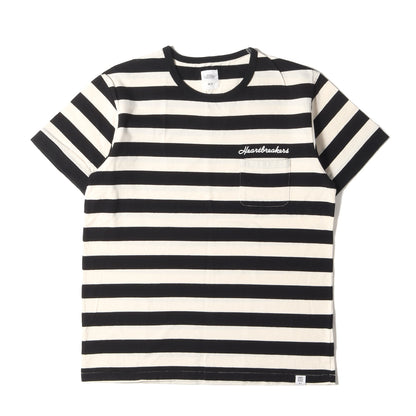 ロゴプリント ボーダー ポケット Tシャツ(S/S BORDER T EARNIE)