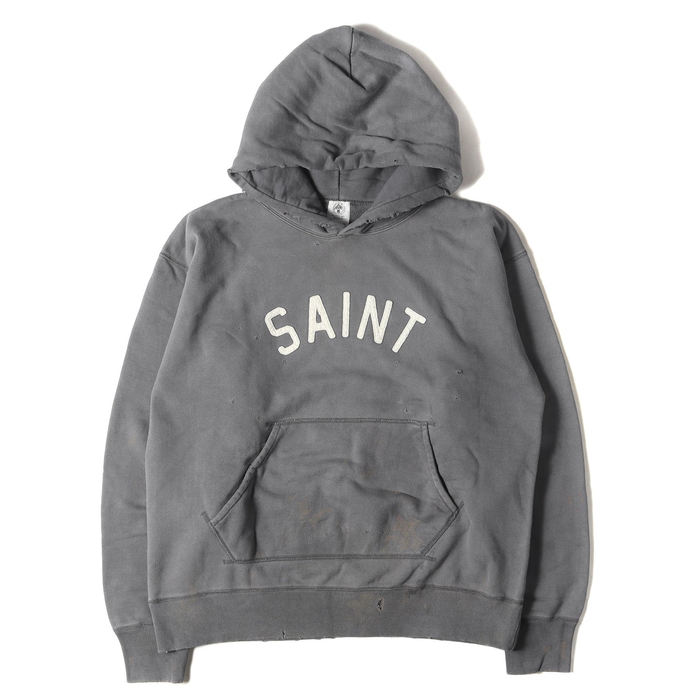 21SS ヴィンテージ加工 アーチロゴ スウェットパーカー(HOODIE)