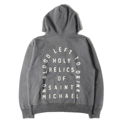 21SS ヴィンテージ加工 アーチロゴ スウェットパーカー(HOODIE)