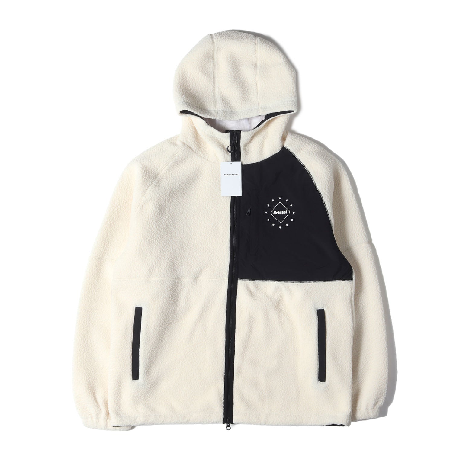 F.C.Real Bristol (エフシーレアルブリストル) 22AW ビッグロゴ ボアフリース フード ジャケット(BOA FLEECE BIG  LOGO HOODED BLOUSON) - ブランド古着の通販・買取 | BEEGLE by Boo-Bee