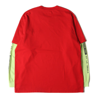 21SS 袖レイヤード ロングスリーブTシャツ(Supreme Inc. Paneled L/S Top)