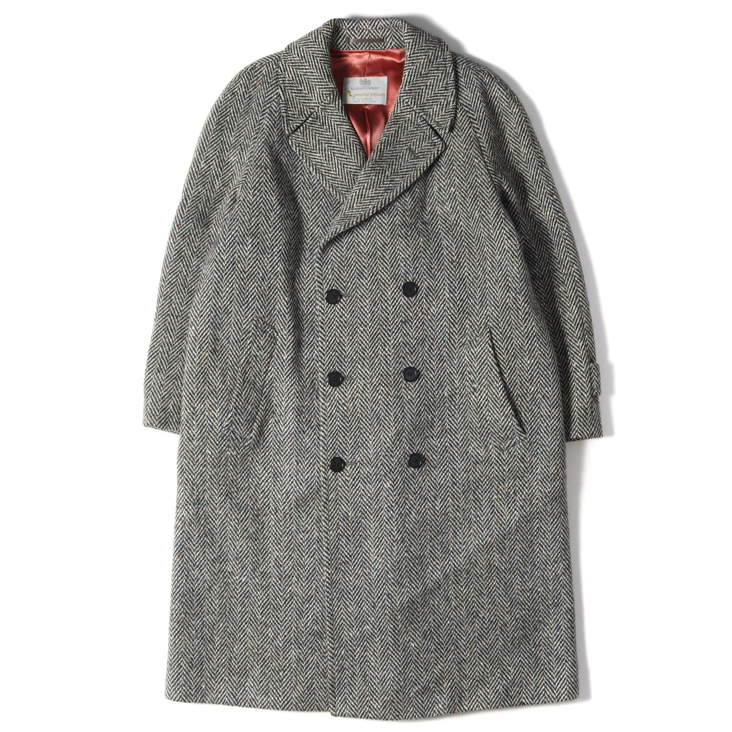 Aquascutum (アクアスキュータム) 70s ヘリンボーン ツイード ダブル
