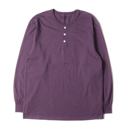 22SS ヘンリーネック ロングスリーブ Tシャツ(HENRY NECK SHIRT)