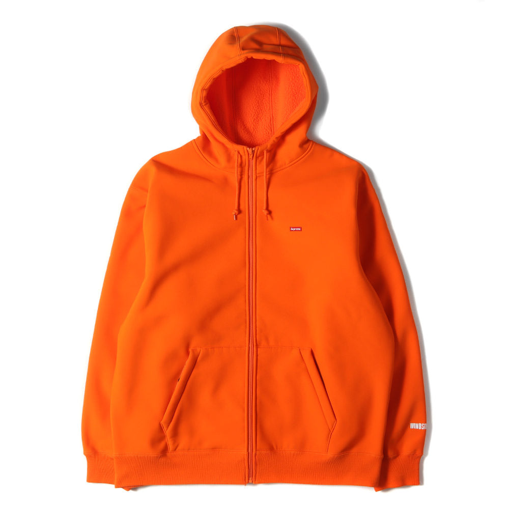 20AW WINDSTOPPER スモールBOXロゴ フリース ジップ パーカー(Zip Up Hooded Sweatshirt)