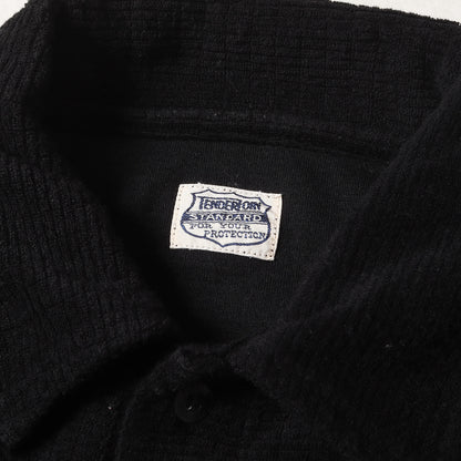 チェーン刺繍ロゴ パイル ポロシャツ(T-PILE POLO)