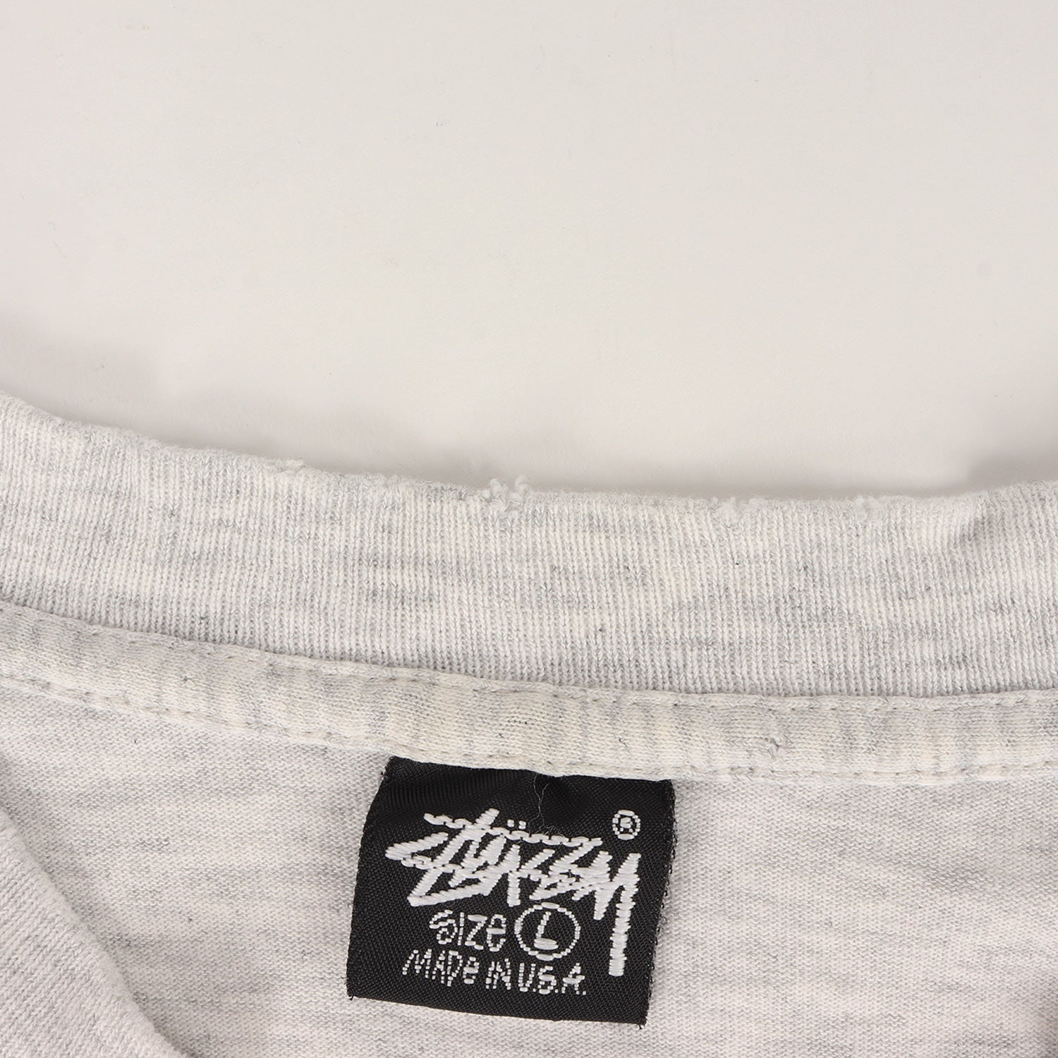 STUSSY (ステューシー) 80s OLD STUSSY 黒タグ ストックロゴ Tシャツ