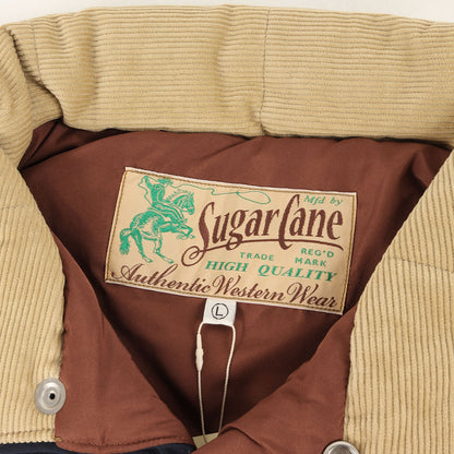 襟コーデュロイ 中綿 ベスト(T/C PADDED VEST)