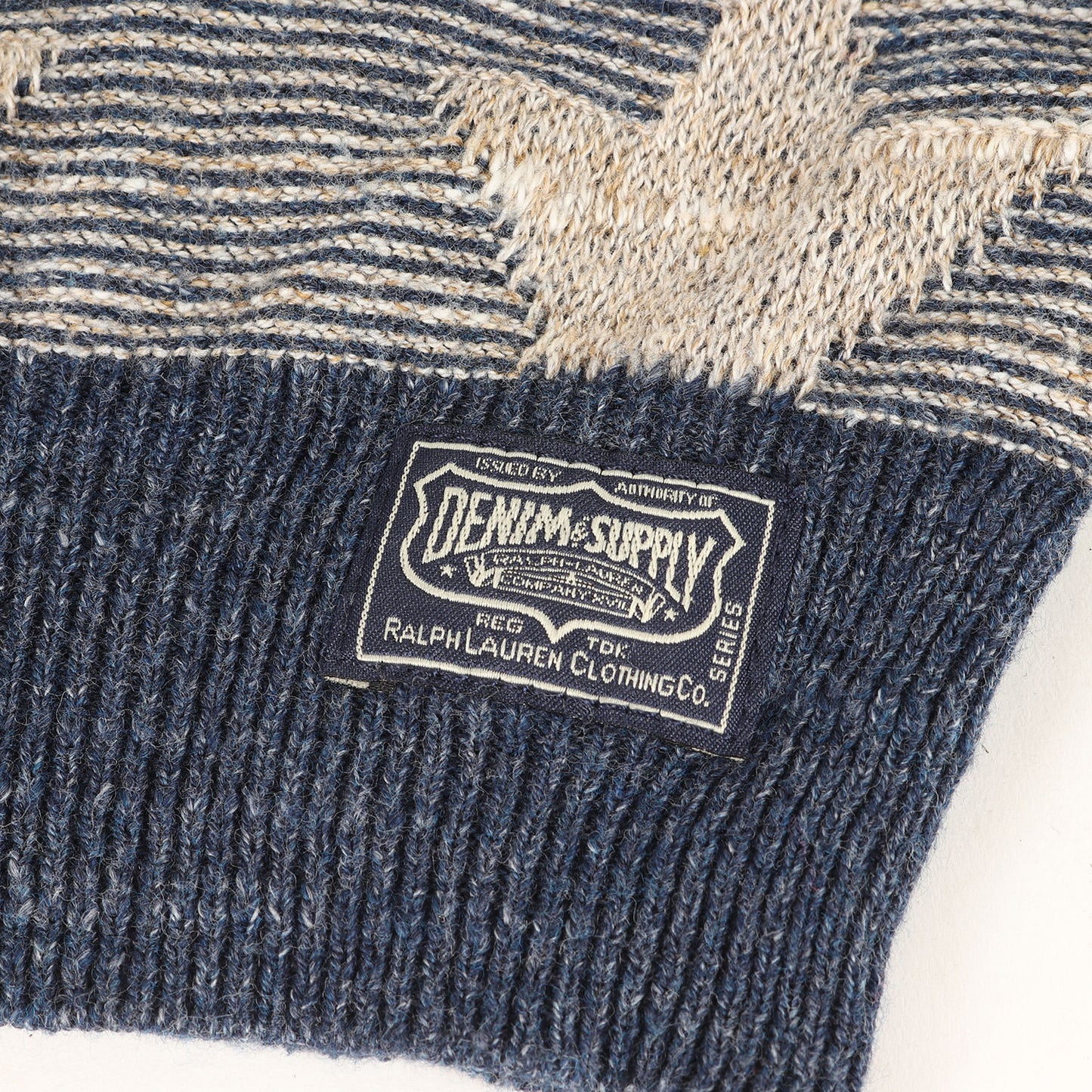 スター柄 コットン ニット カーディガン