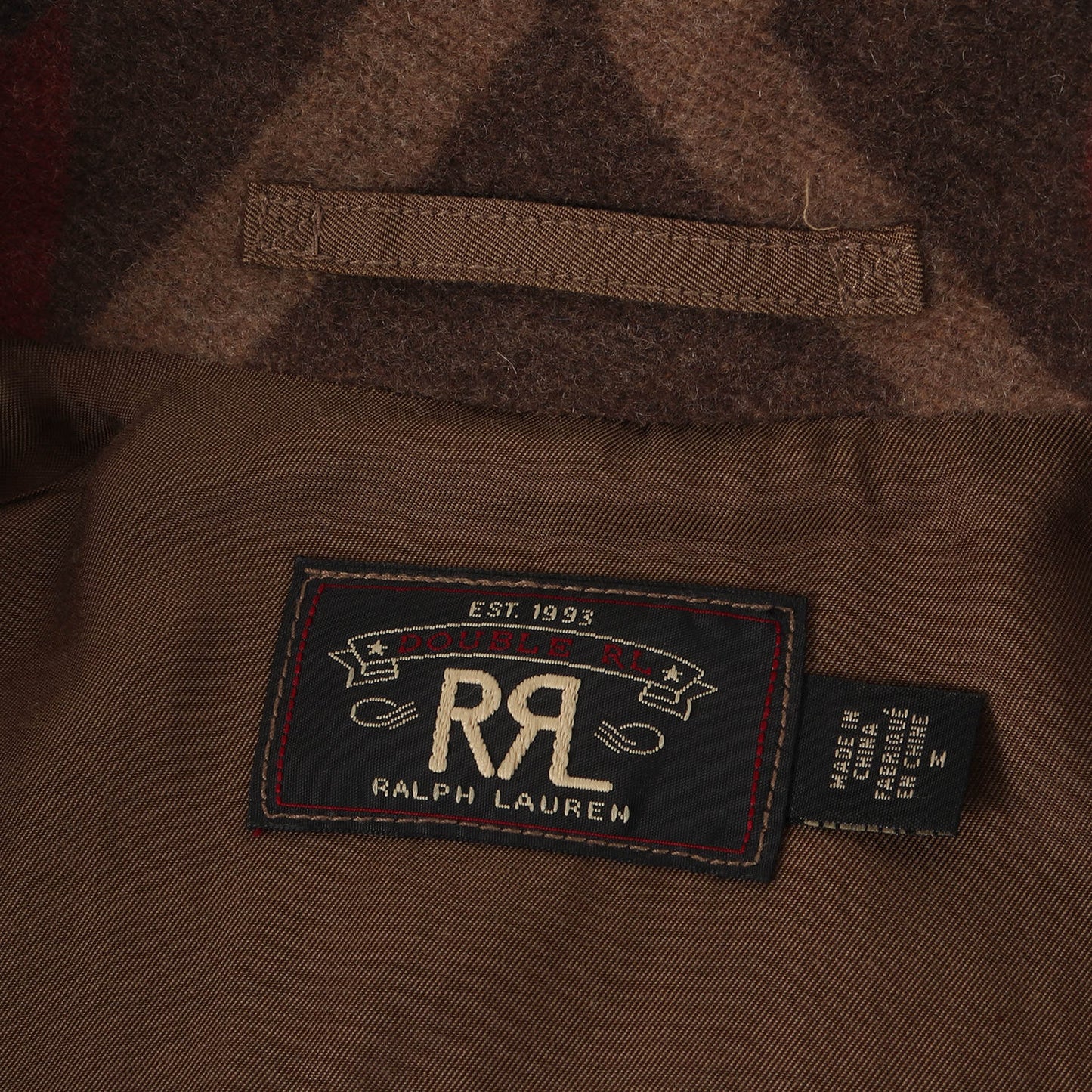 18AW ネイティブ柄 メルトンウール ショールカラー Pコート(Patterned Pea Coat)
