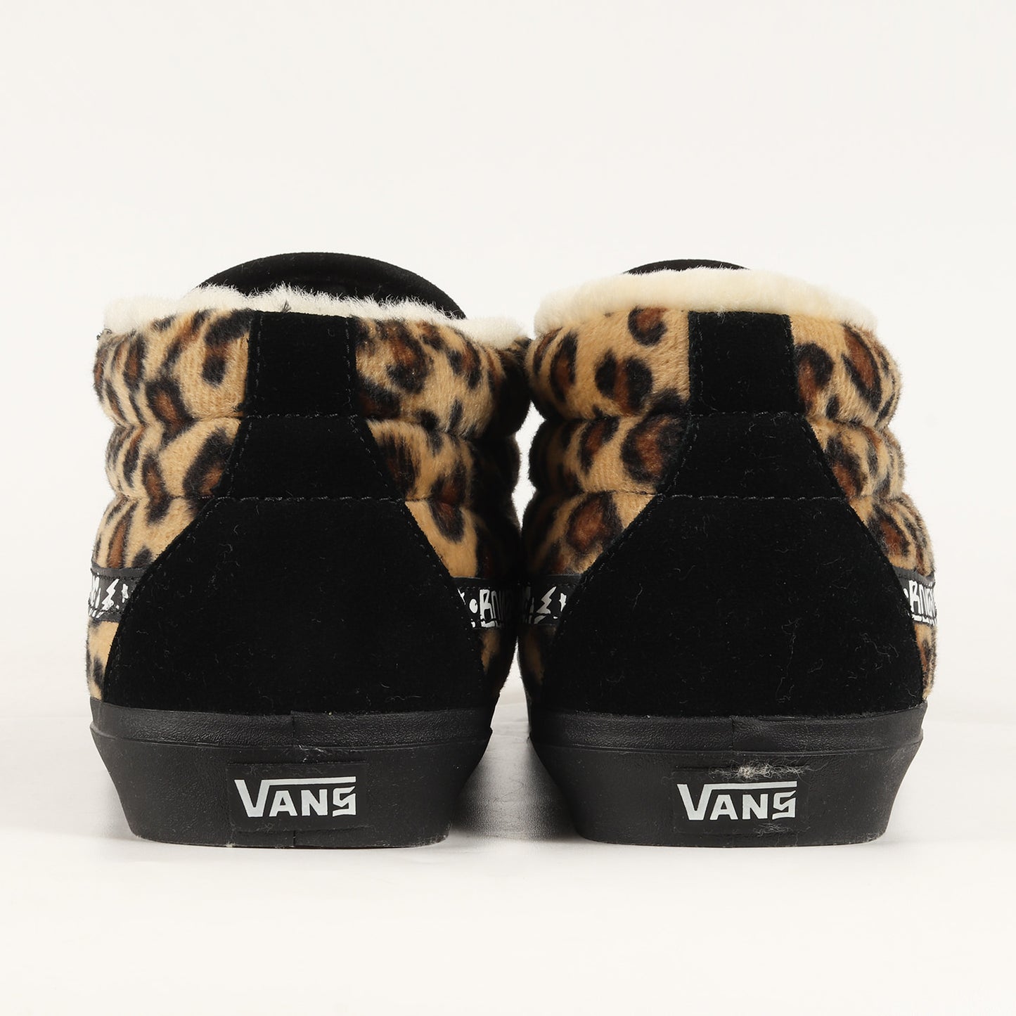 ×VANS SYNDICATE SK8-MID S SHERPA LEOPARD