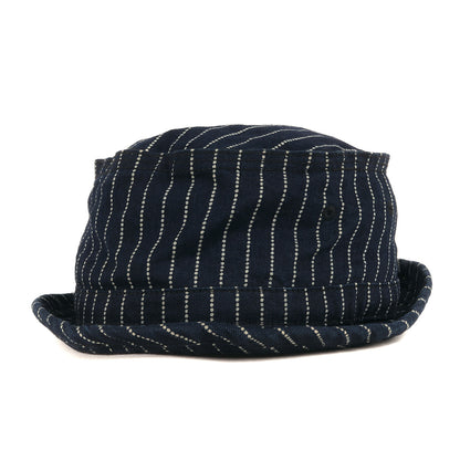 ウォバッシュ ストライプ ポークパイハット(WABASH STRIPE PORKPIE HAT)