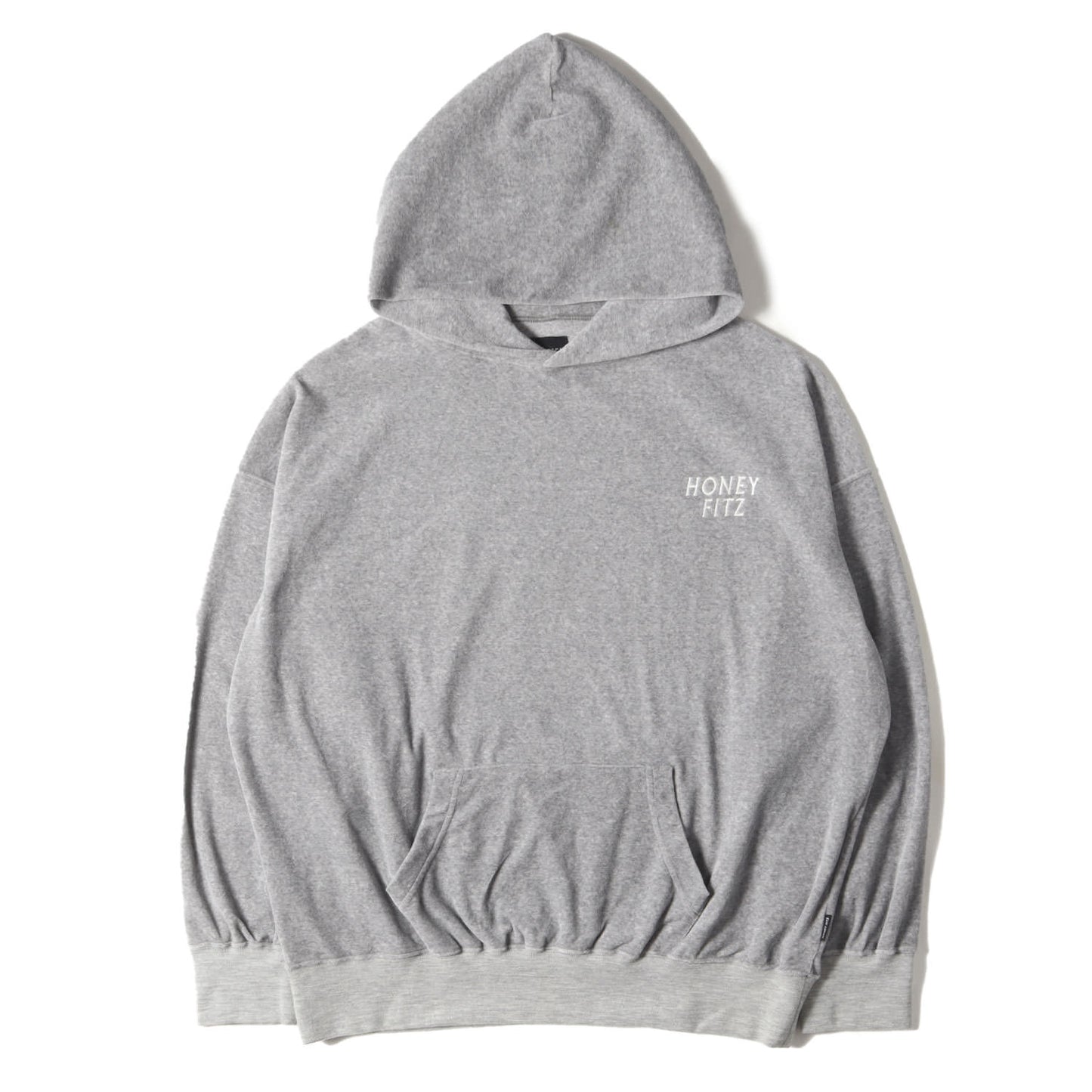 ブランドロゴ刺繍 ベロア パーカー(VELOUR HOODIE)