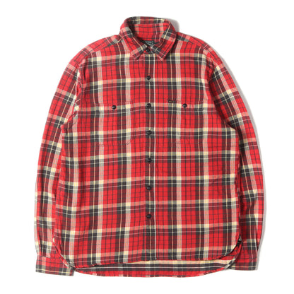 18AW 復刻 POLO COUNTRY チンスト付き チェック ワーク フランネルシャツ