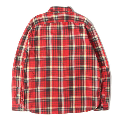 18AW 復刻 POLO COUNTRY チンスト付き チェック ワーク フランネルシャツ