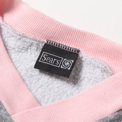 80s 袖ライン ラグラン Vネック スウェット(USA製)