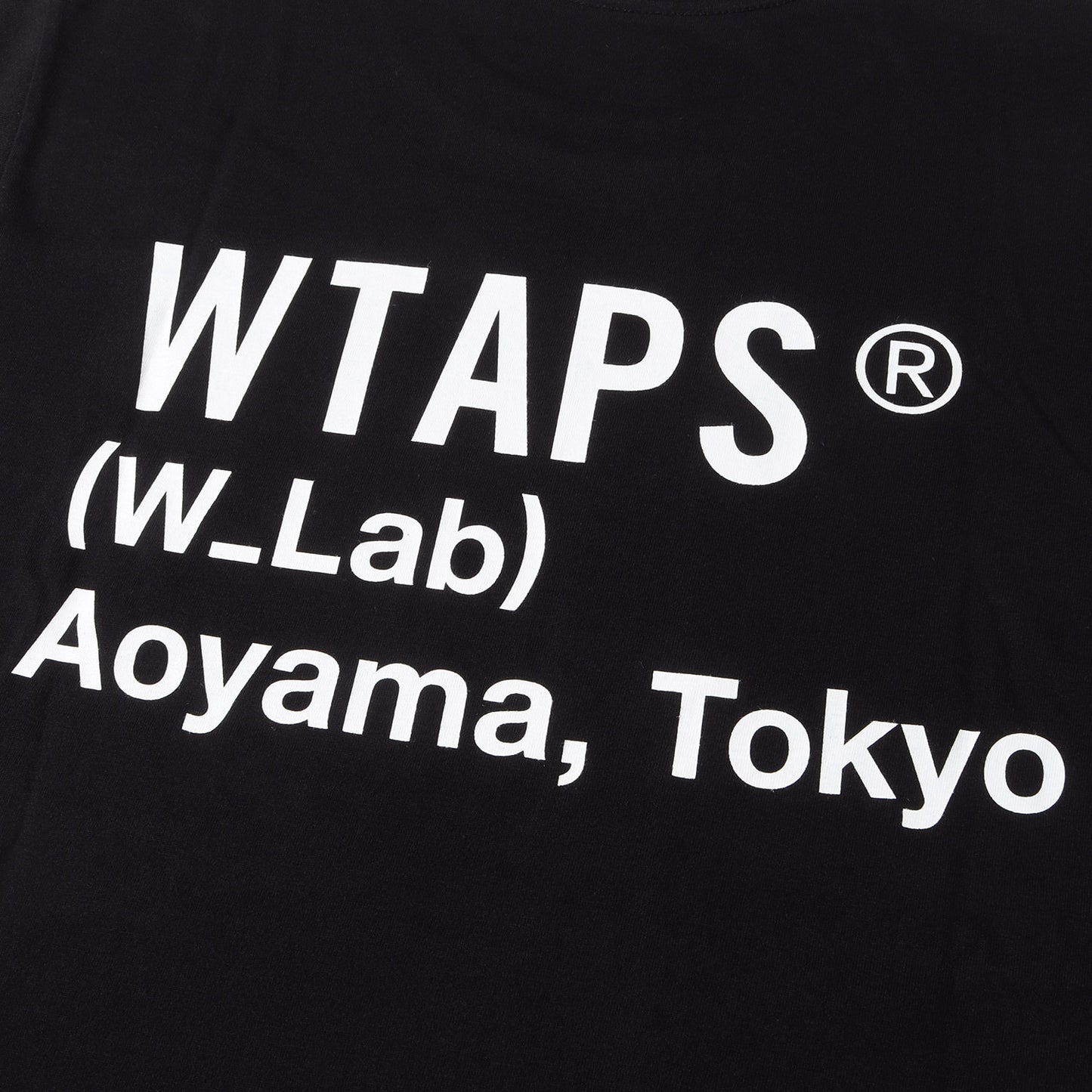 22SS (W_Lab) 青山限定 ブランドロゴ Tシャツ