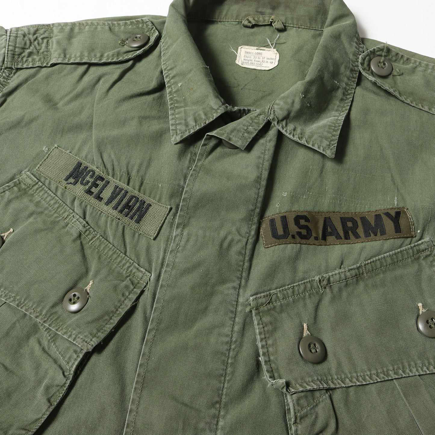 60s 米軍実物 1st ジャングル ファティーグ ジャケット(ナム戦モデル)