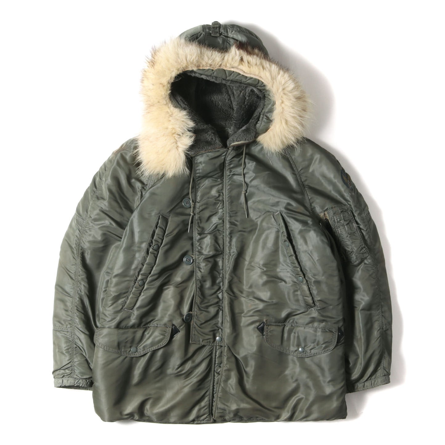 50～60s 米軍実物 コヨーテファー N-3B フライトジャケット