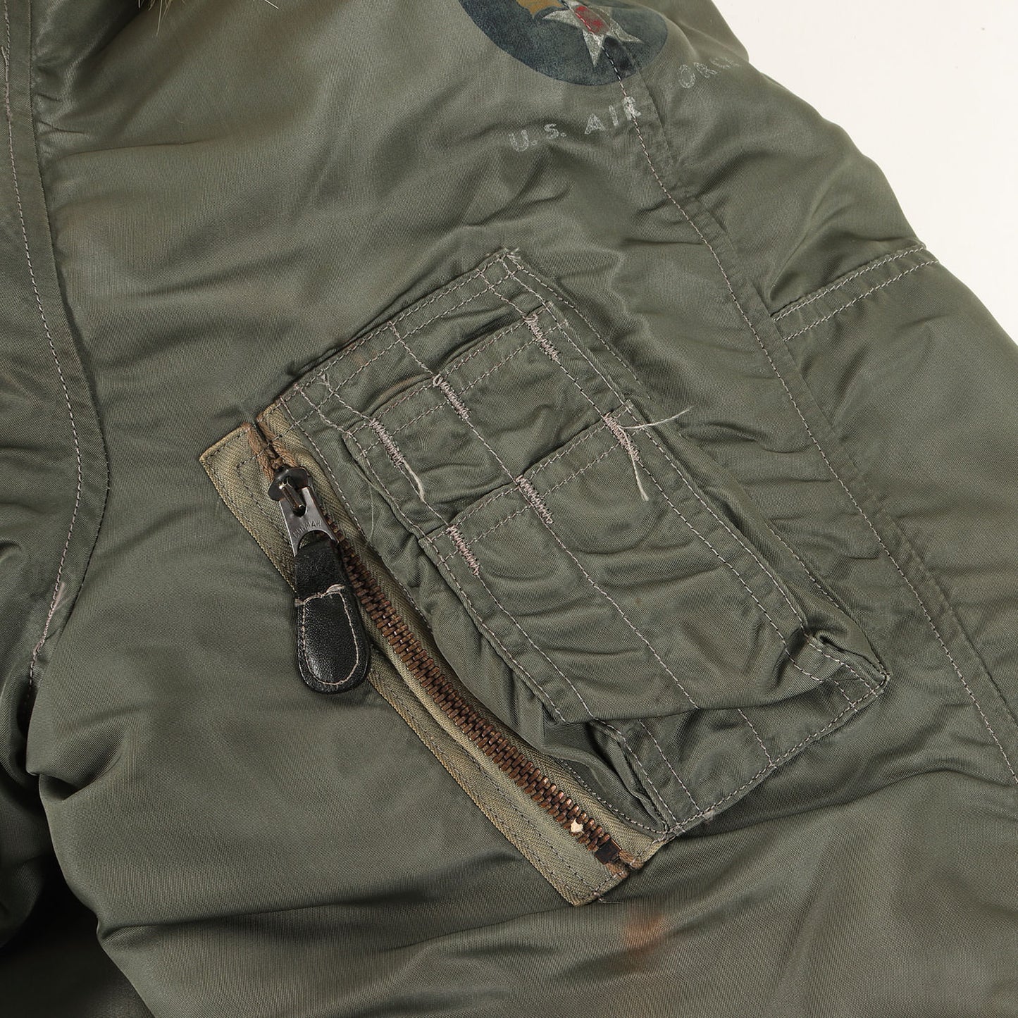 50～60s 米軍実物 コヨーテファー N-3B フライトジャケット