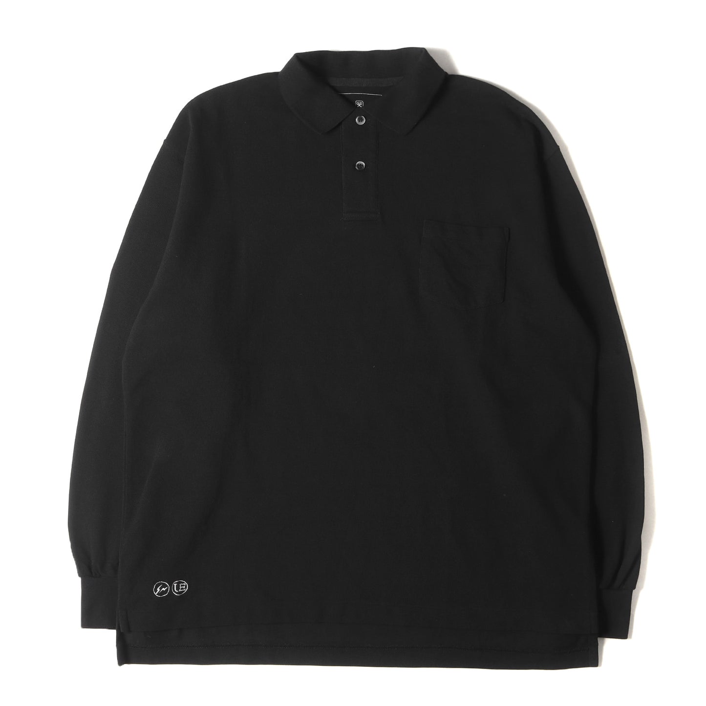 24SS オーバーサイズ ロングスリーブ 鹿の子 ポロシャツ(L/S POCKET BAGGY POLO)