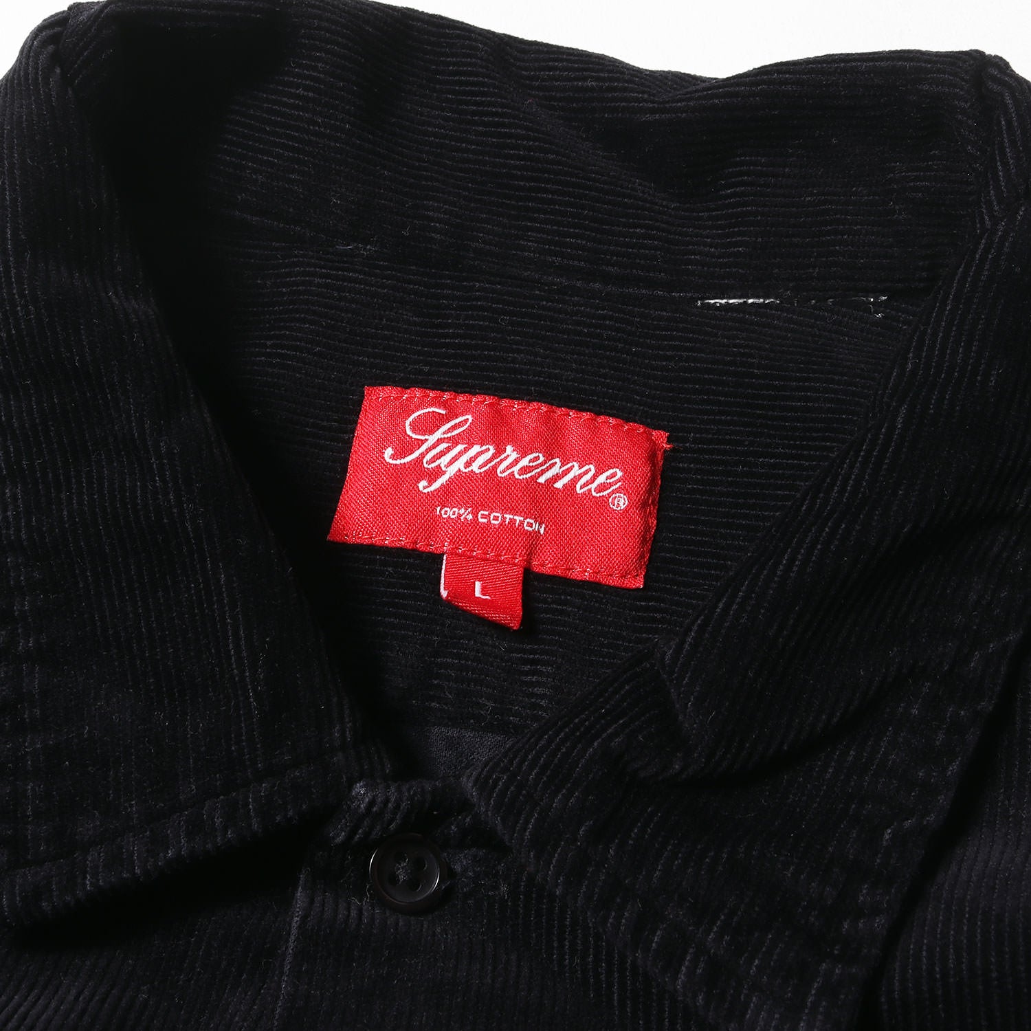 Supreme (シュプリーム) 19AW クラシックロゴ コーデュロイシャツ