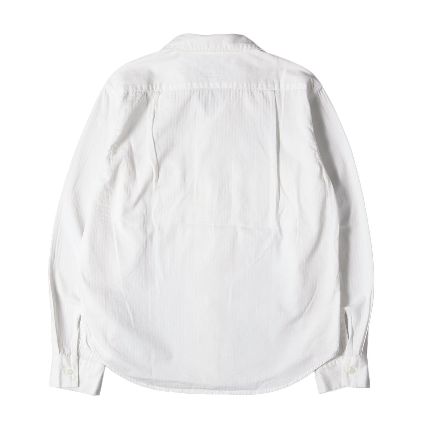 ワッペン付き ヘリンボーン ワークシャツ(T-G. S SHT HB)