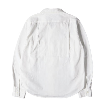 ワッペン付き ヘリンボーン ワークシャツ(T-G. S SHT HB)