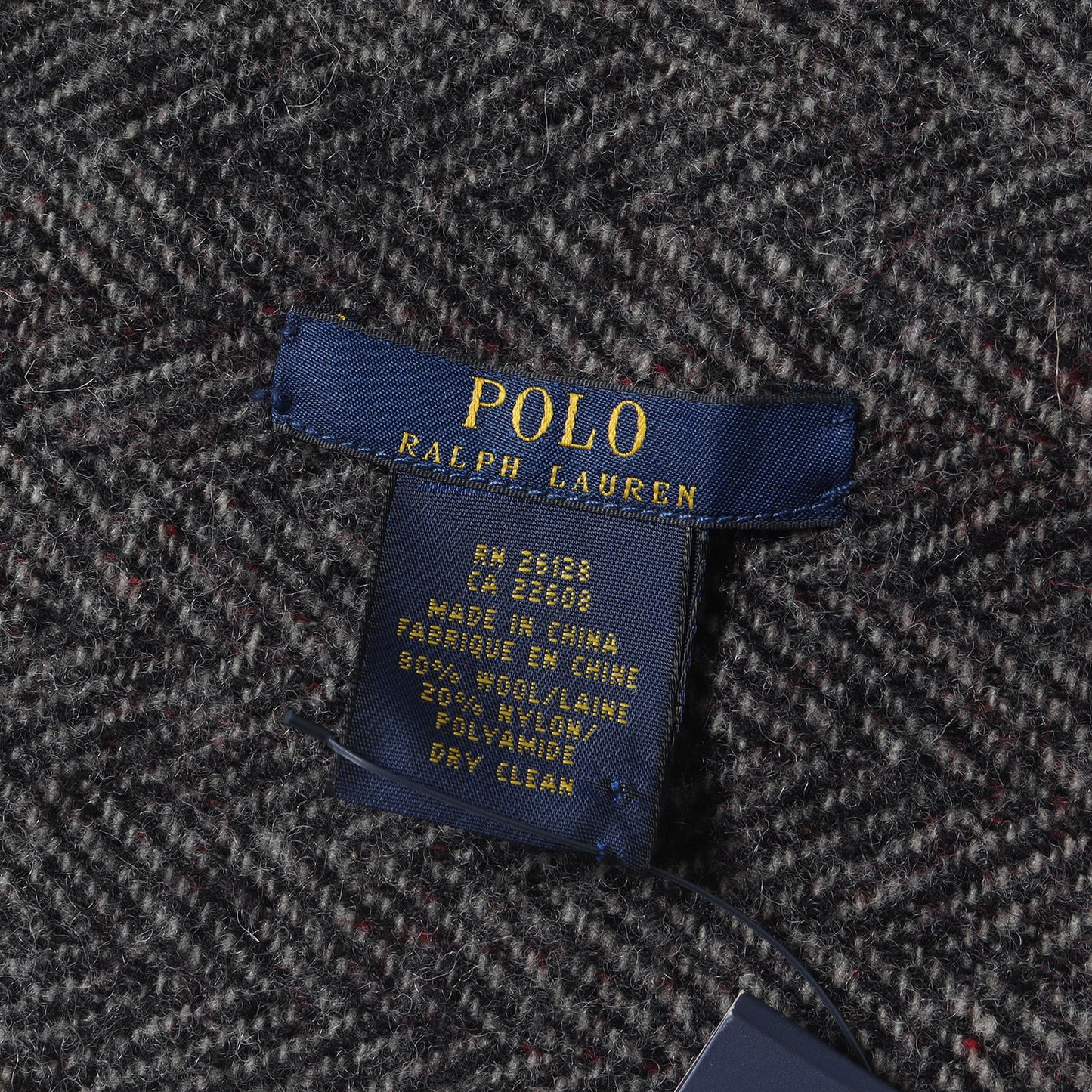 チェック ウール マフラー