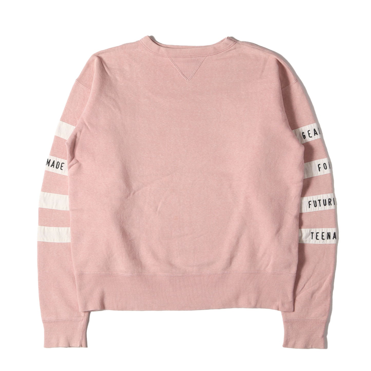 テープ デザイン 両V クルーネック スウェット(Sweatshirt)