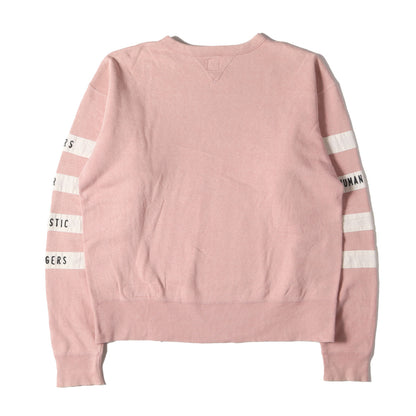 テープ デザイン 両V クルーネック スウェット(Sweatshirt)