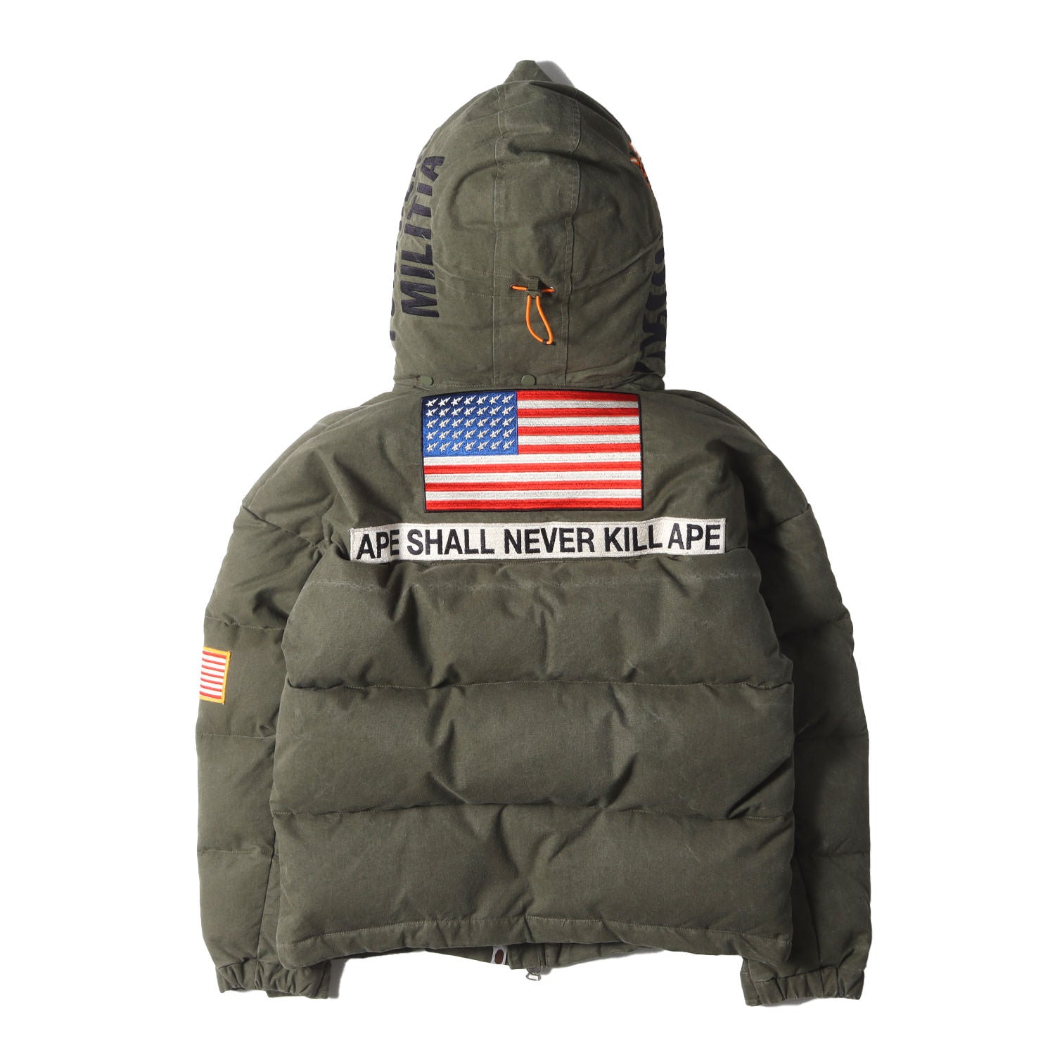 READYMADE (レディメイド) ×A BATHING APE 25周年記念 USヴィンテージ テントクロス タイガー ダウンジャケット(TIGER  DOWN JACKET) - ブランド古着の通販・買取 | BEEGLE by Boo-Bee