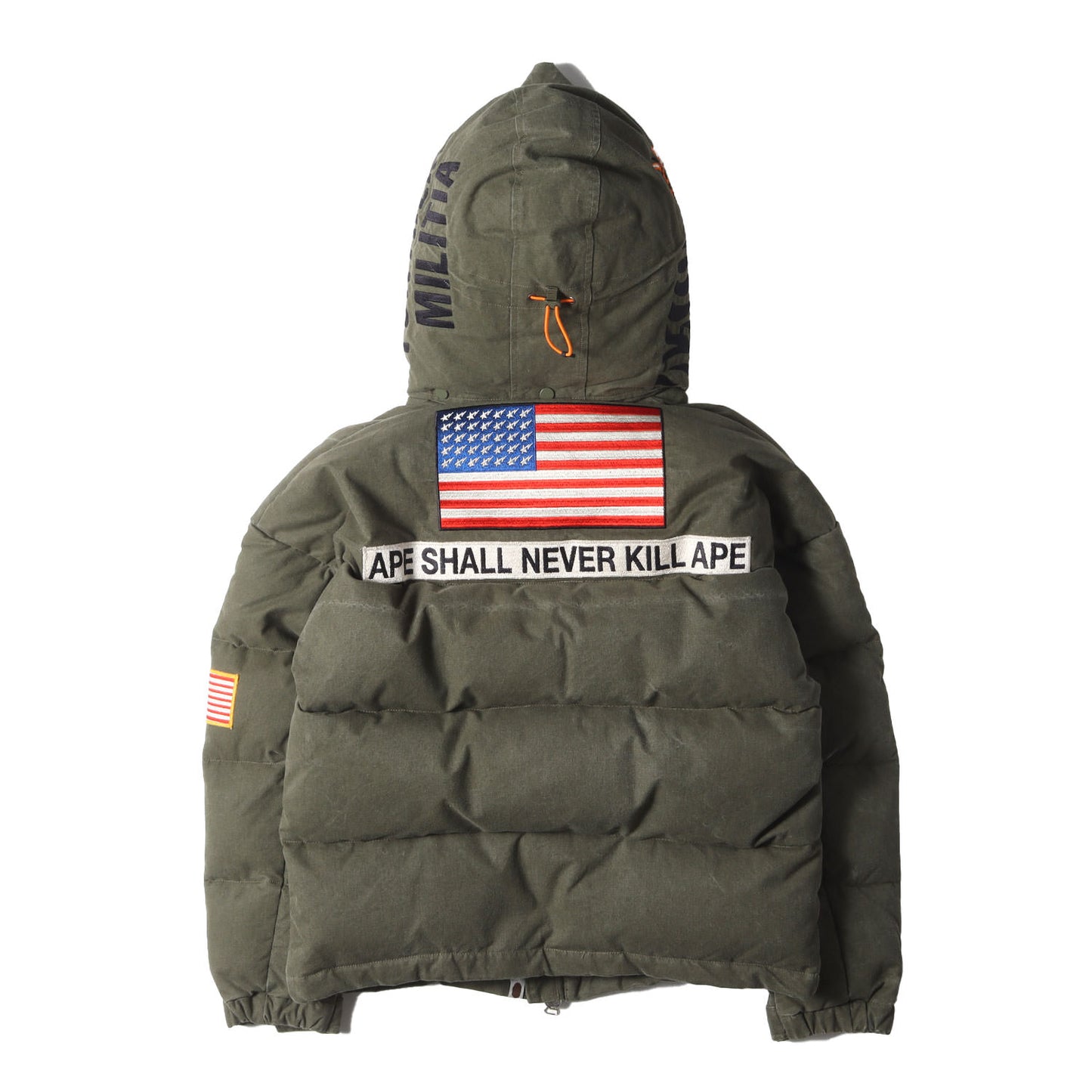 ×A BATHING APE 25周年記念 USヴィンテージ テントクロス タイガー ダウンジャケット(TIGER DOWN JACKET)