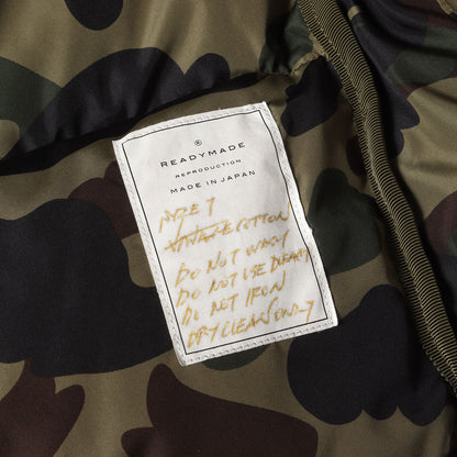 ×A BATHING APE 25周年記念 USヴィンテージ テントクロス タイガー ダウンジャケット(TIGER DOWN JACKET)