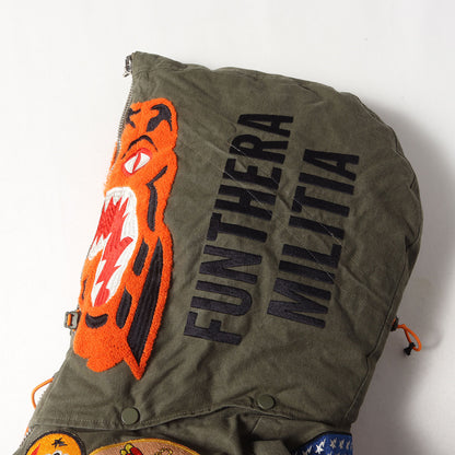 ×A BATHING APE 25周年記念 USヴィンテージ テントクロス タイガー ダウンジャケット(TIGER DOWN JACKET)