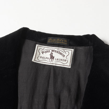 17AW LIMITED EDITION Polo Western復刻 太畝コーデュロイ ウエスタン テーラードジャケット