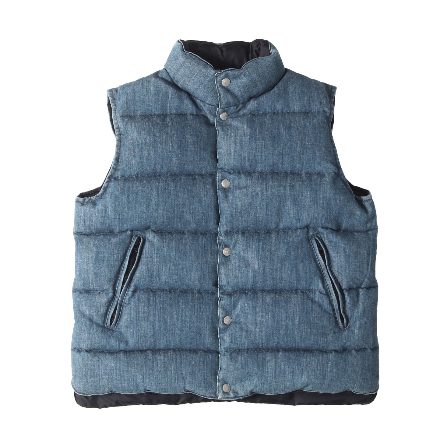 デニム ダウンベスト