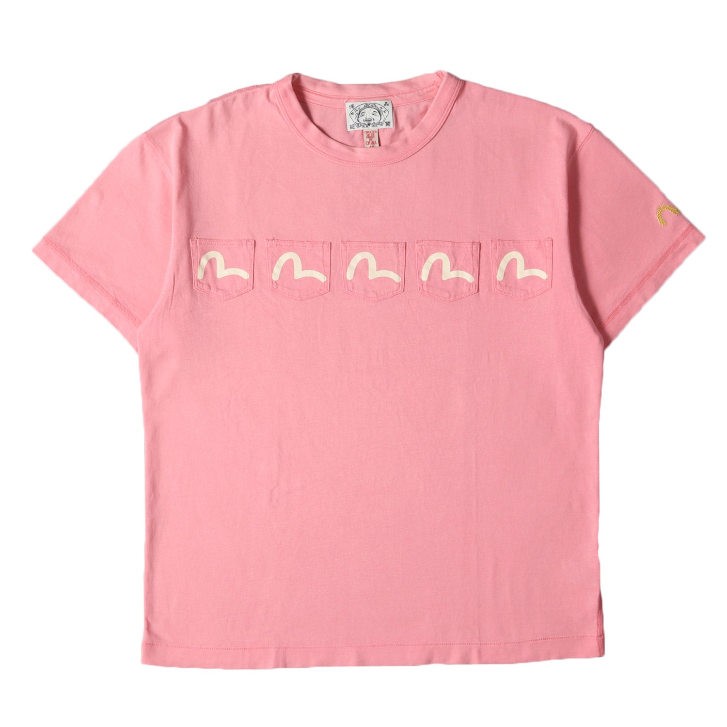 EVISU (エヴィス) カモメポケット付き Tシャツ - ブランド古着の