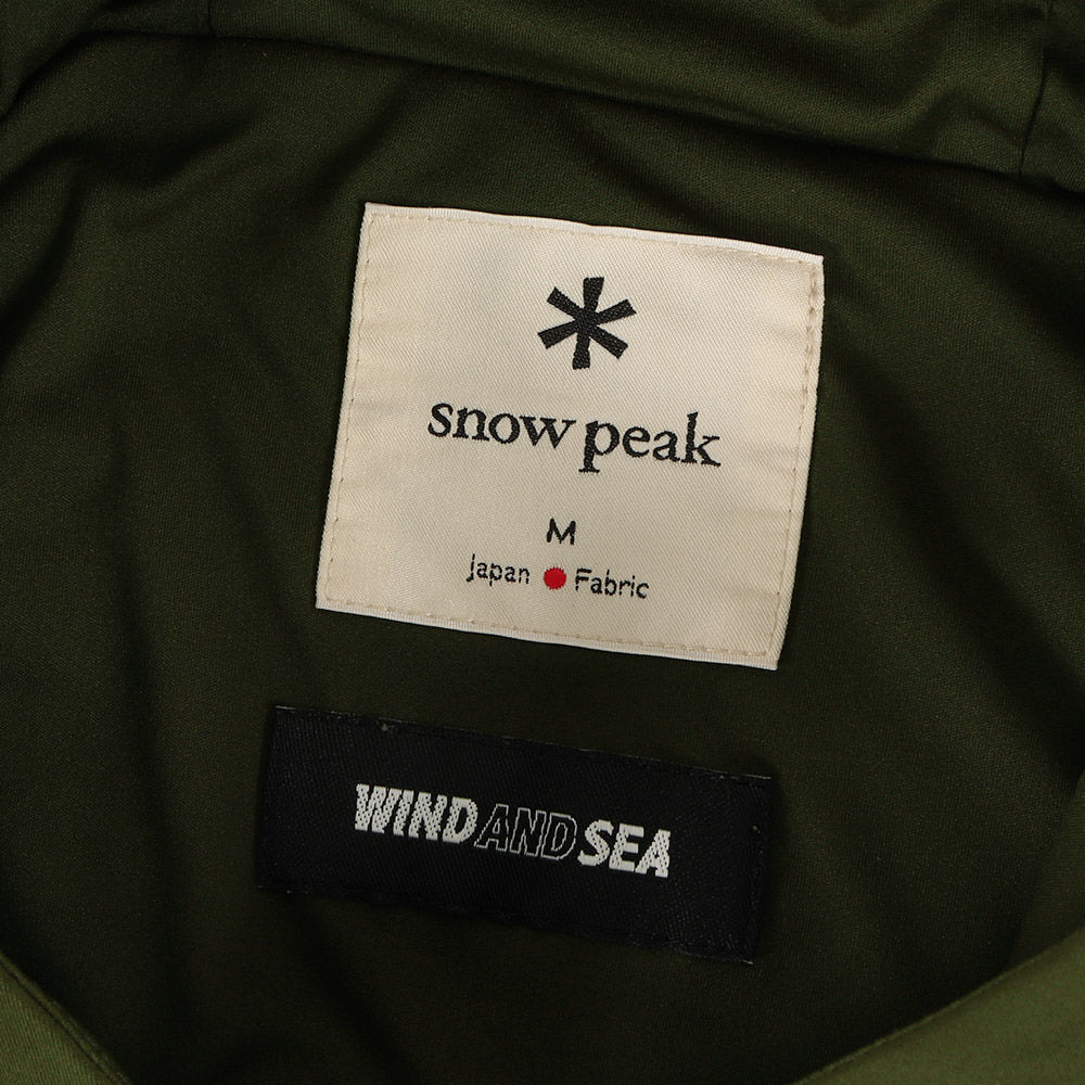 WIND AND SEA (ウィンダンシー) 21AW ×snow peak フレキシブル ストレッチ 中綿 プルオーバー パーカー(Flexible  Insulated Pull-hoodie) – ブランド古着の通販・買取 | BEEGLE by Boo-Bee