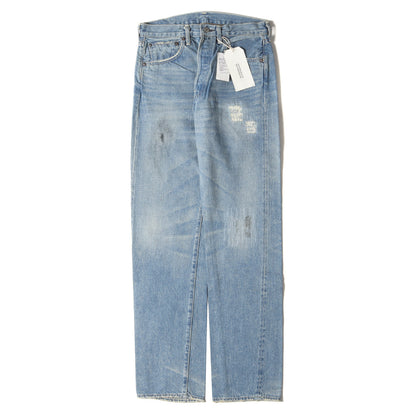 00s 1966年復刻 501XX-501 BigE ダメージリペア加工 デニムパンツ(66501-0189 / 日本製 / デッドストック)