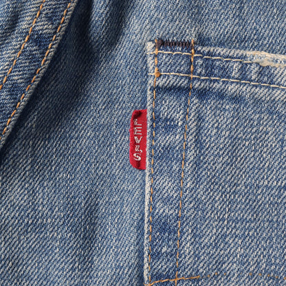00s 1966年復刻 501XX-501 BigE ダメージリペア加工 デニムパンツ(66501-0189 / 日本製 / デッドストック)