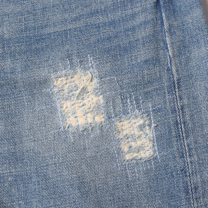 00s 1966年復刻 501XX-501 BigE ダメージリペア加工 デニムパンツ(66501-0189 / 日本製 / デッドストック)