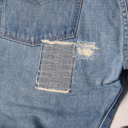 00s 1966年復刻 501XX-501 BigE ダメージリペア加工 デニムパンツ(66501-0189 / 日本製 / デッドストック)