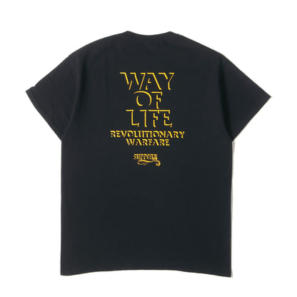 HRCS限定 WAY OF LIFE ロゴ クルーネック Tシャツ