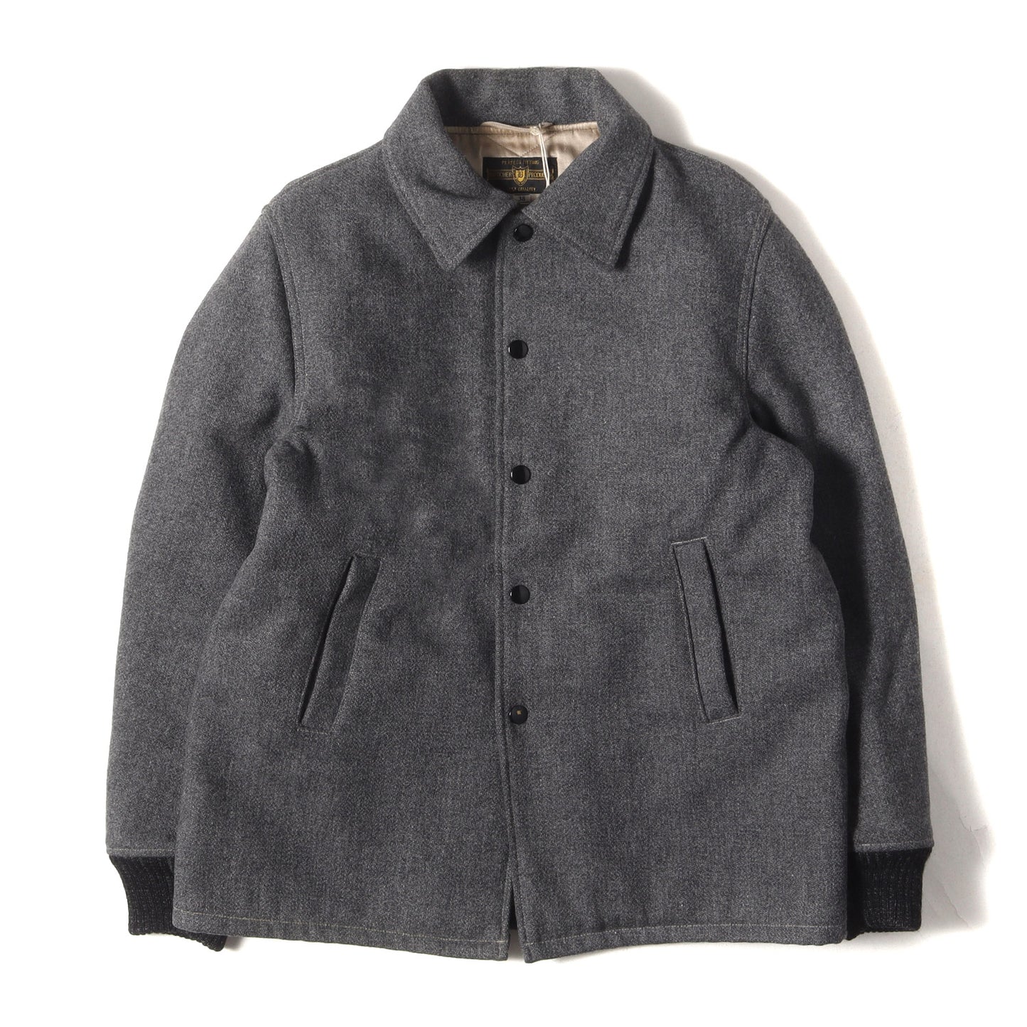 BUTCHER PRODUCTS メルトンウール スタジャン / アワードジャケット(Award Jacket)