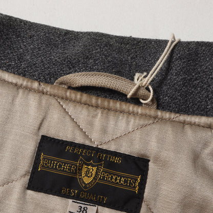 BUTCHER PRODUCTS メルトンウール スタジャン / アワードジャケット(Award Jacket)