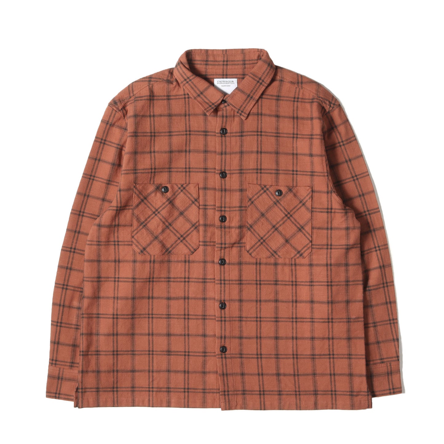 23SS ヘビー コットンスラブ チェック シャツ(CHECK SHIRTS)