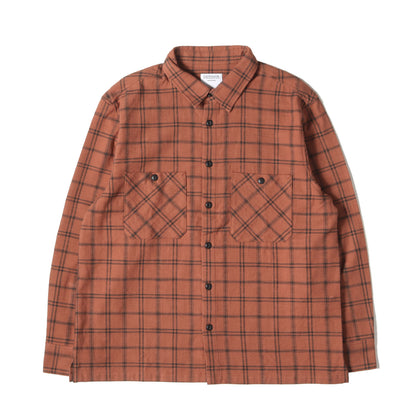 23SS ヘビー コットンスラブ チェック シャツ(CHECK SHIRTS)