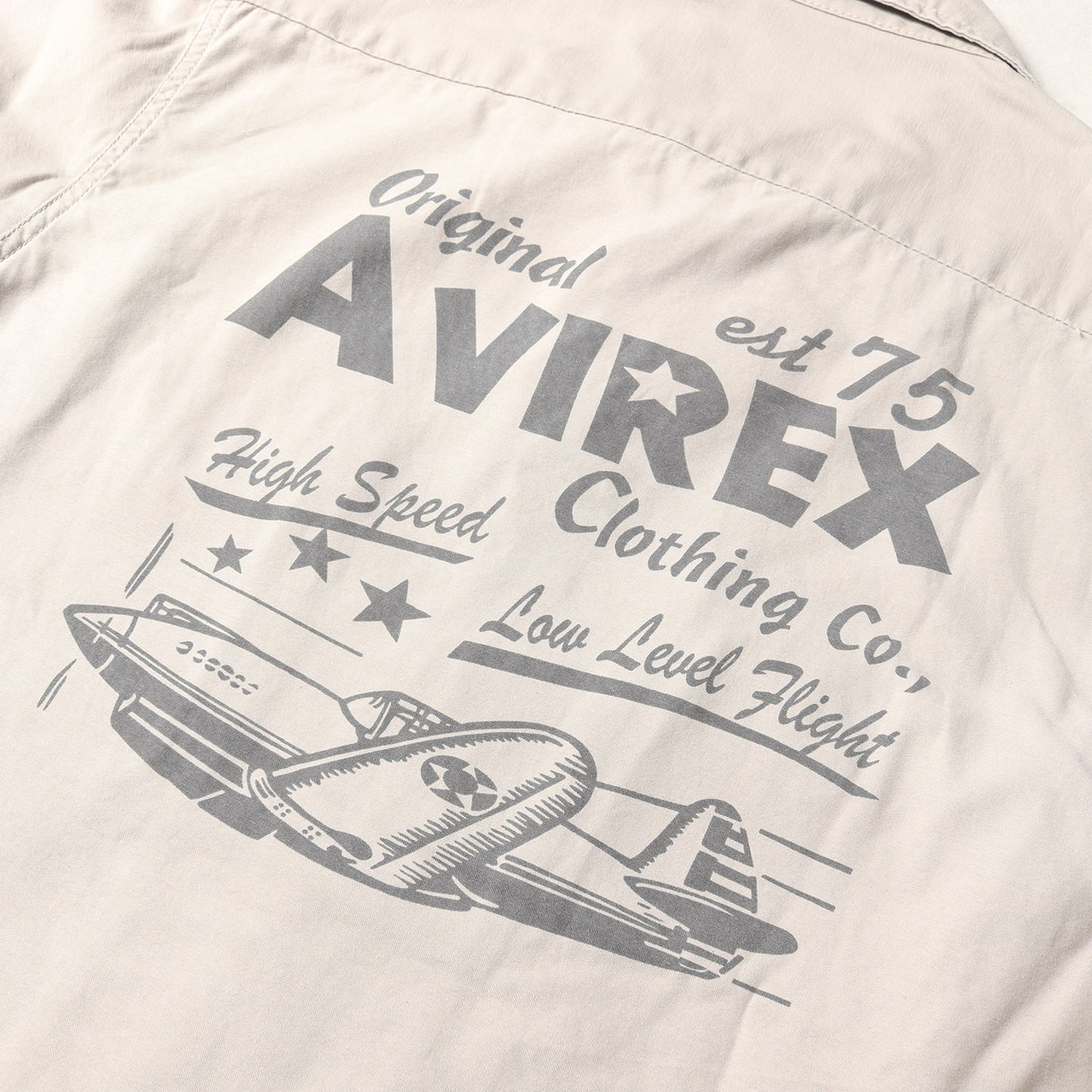 U.S.AIR FORCE ミリタリー コットンサテン 半袖シャツ