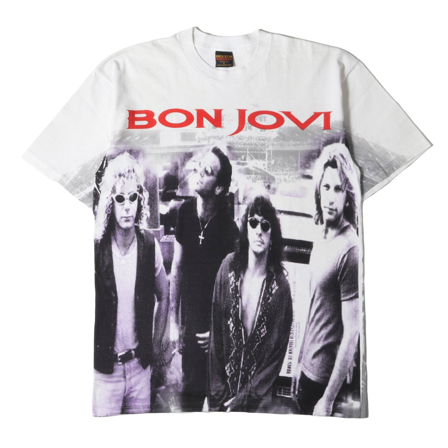 90s Bon Jovi These Days オーバープリント Tシャツ(BROCKUMボディ / USA製)